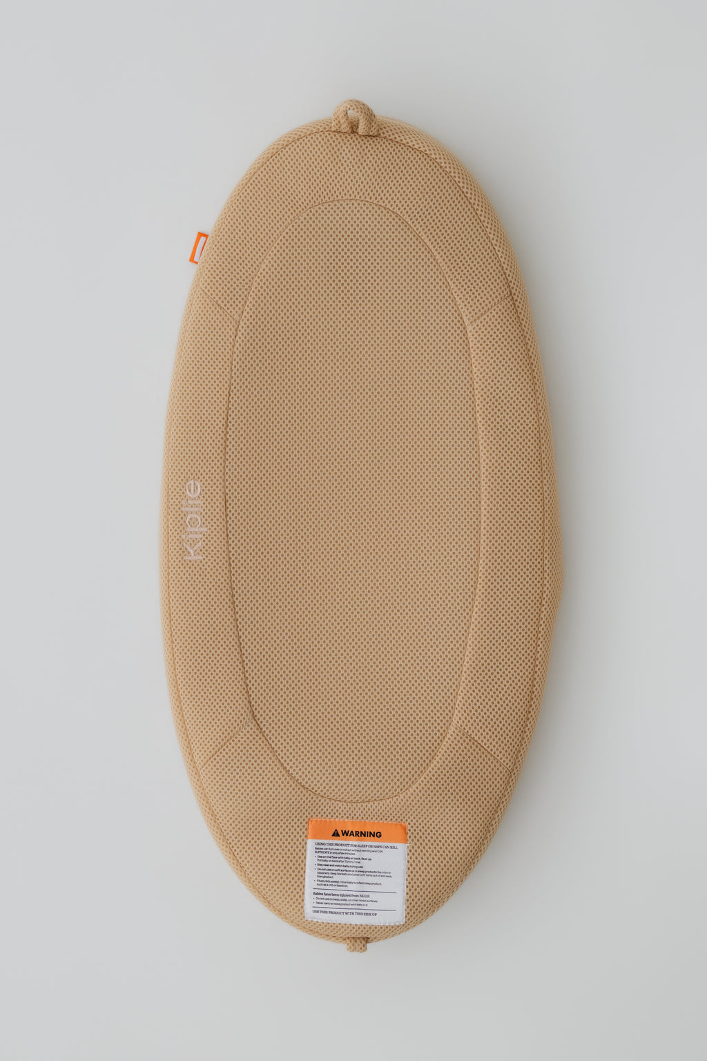 Kiplie Travel Changing Pad in Sand — portable foldable baby changing mat on white background
