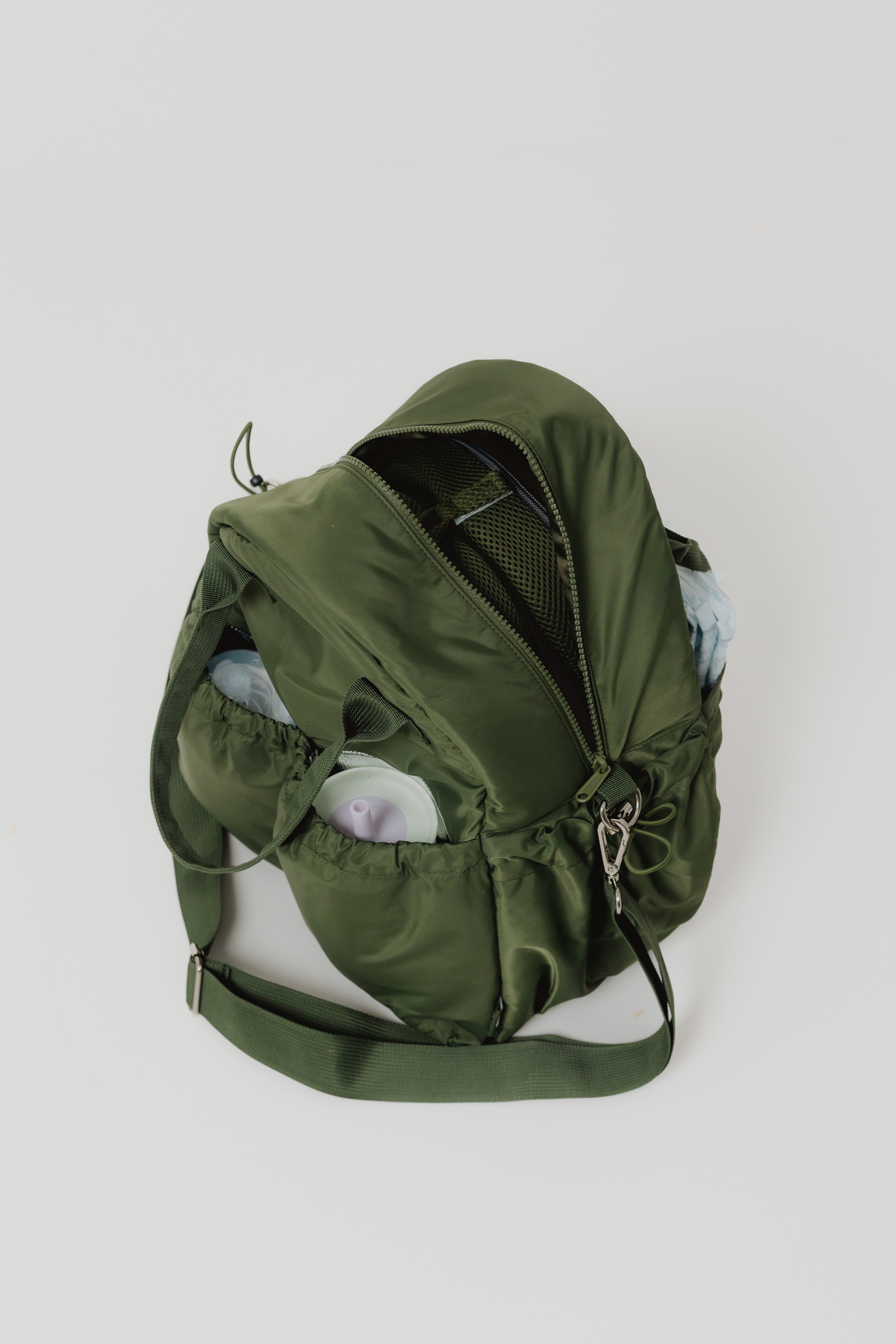 Essential Parent Bag in Green | Minimalist Diaper Bag | Kiplie