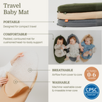 PRE-ORDER The Padded Travel Baby Mat (Sand)