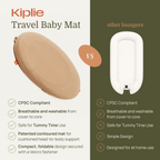 PRE-ORDER The Padded Travel Baby Mat (Sand)