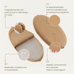 PRE-ORDER The Padded Travel Baby Mat (Sand)